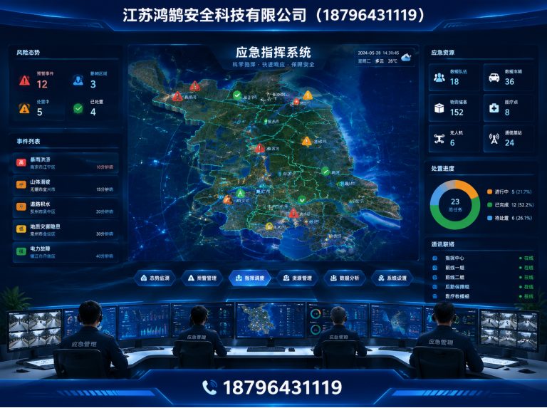 吐鲁番应急指挥系统展示图